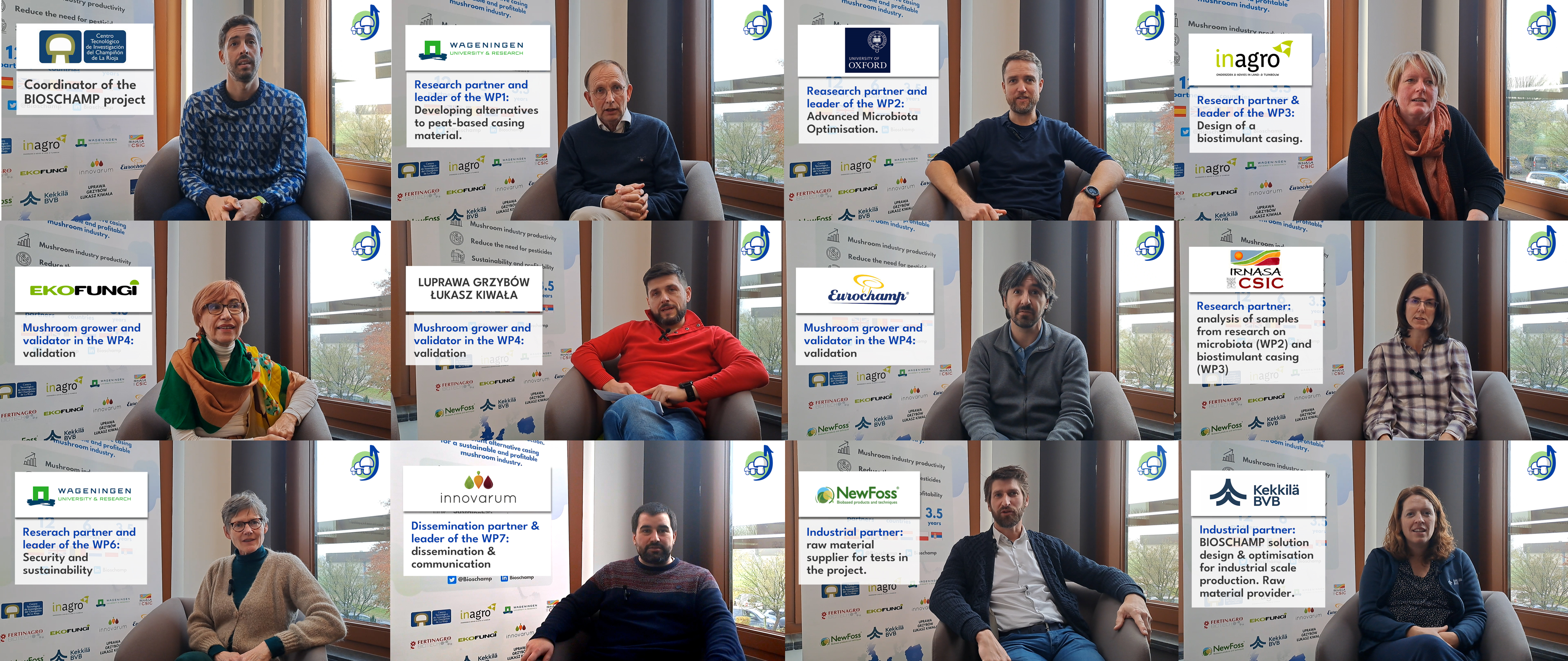 BIOSCHAMP WP interviews